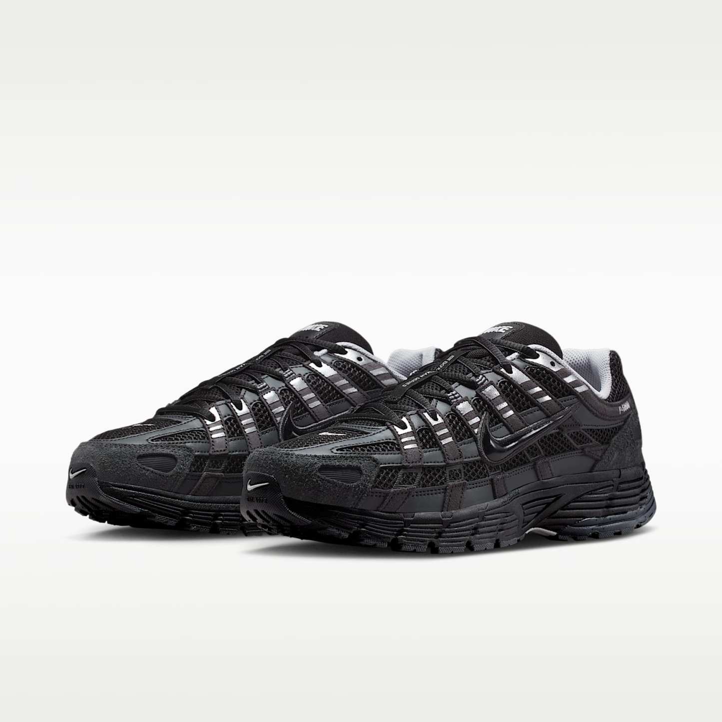 Nike P-6000 Wildlederschuhe (Herren) – Anthracite/Chrome/Metallic Silver/Schwarz