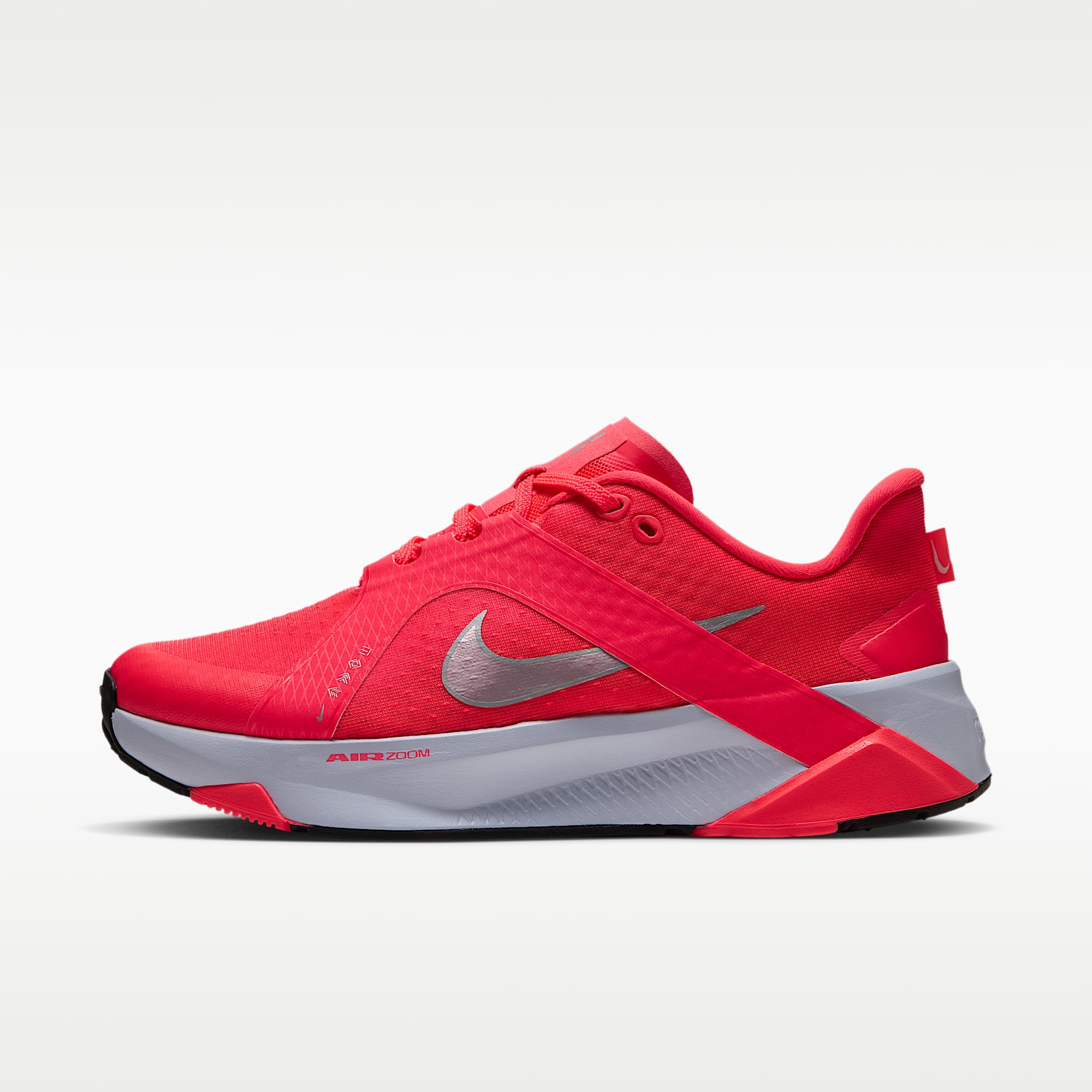 Nike Hybrid RN Trainingsschuh (Damen) – Laser Crimson/Football Grey/Football Grey/Metallic Silver