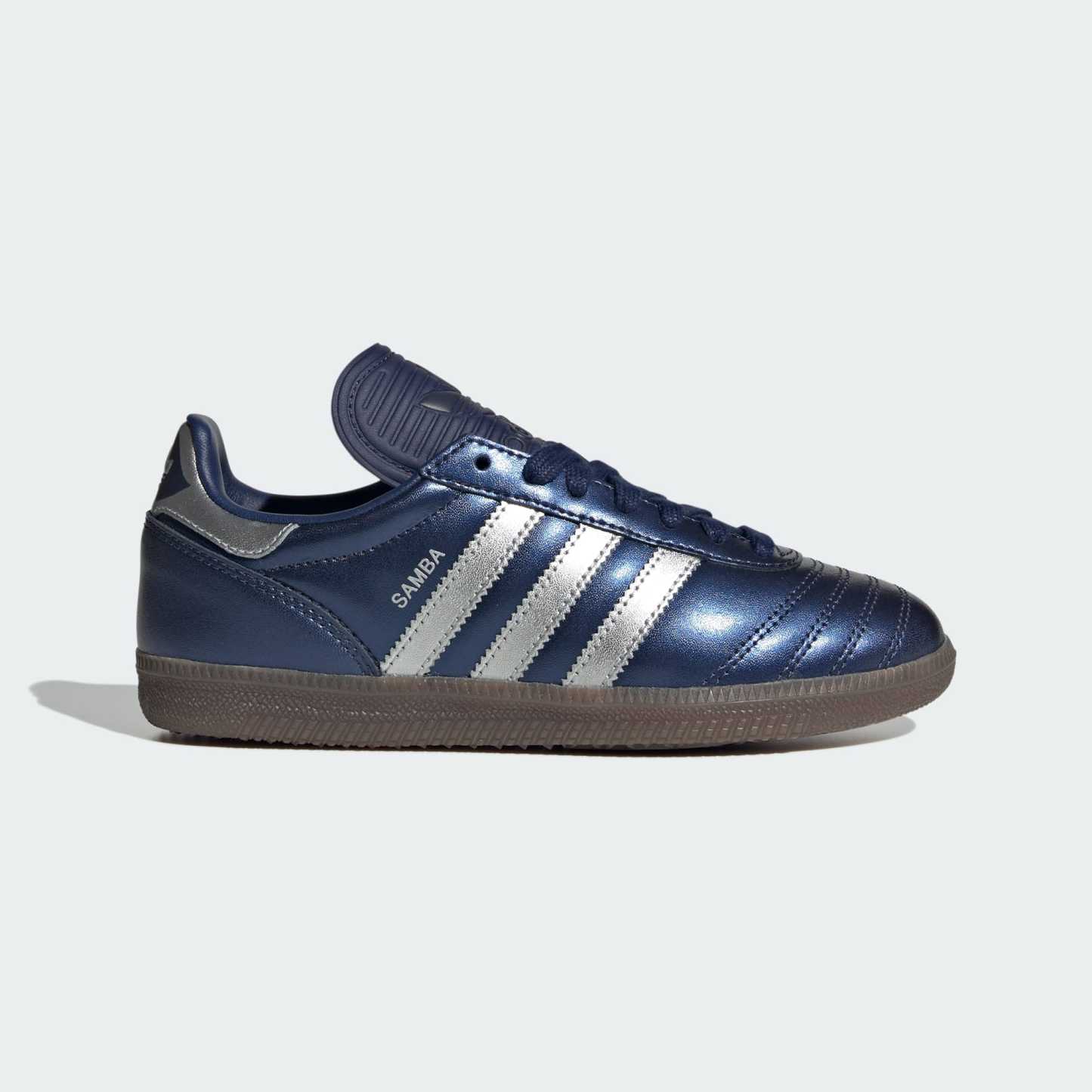 SAMBA JP SCHUH – Dark Blue / Silver Metallic / Gum – KI0540