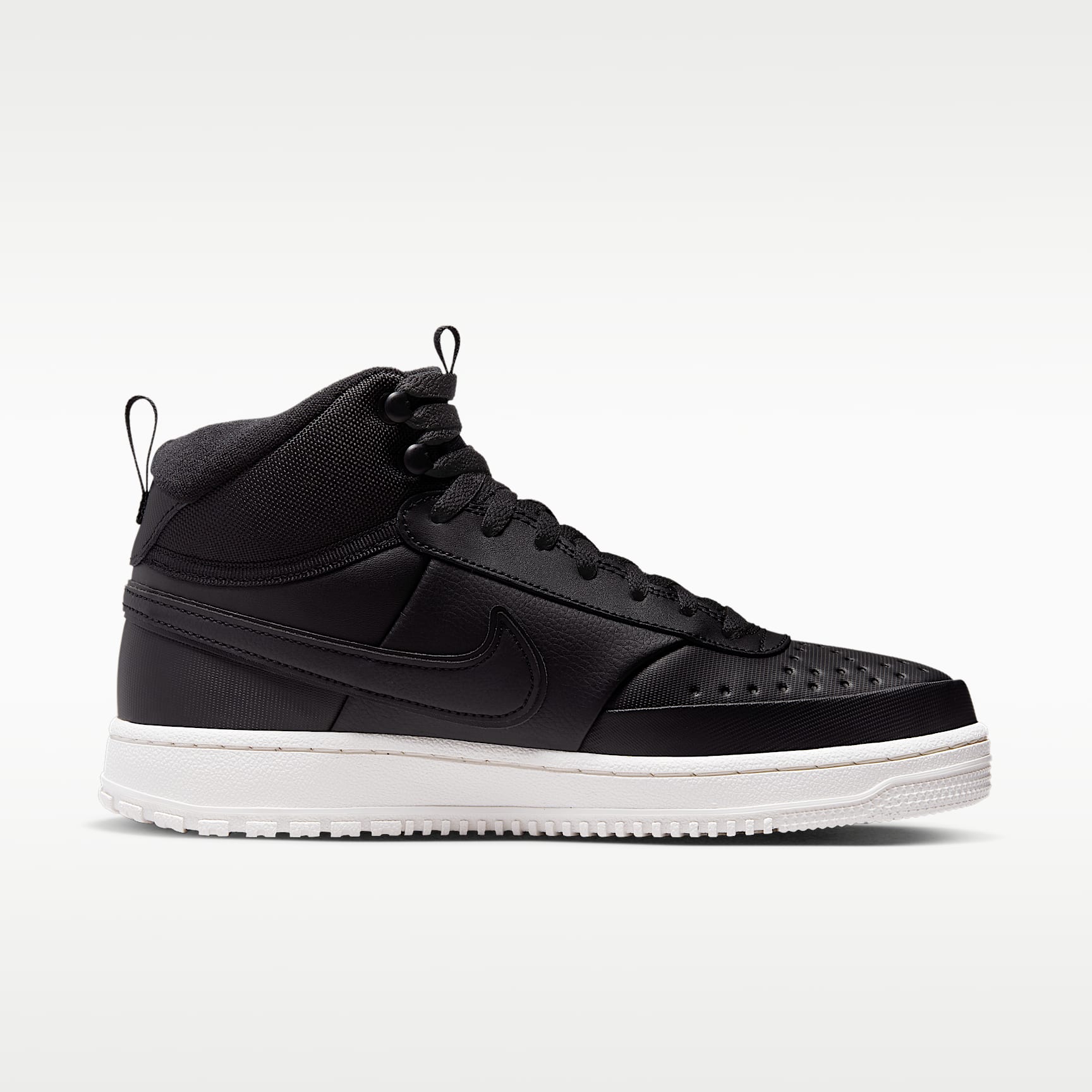 Nike Court Vision Mid winterfester Schuh (Herren) – Schwarz/Phantom/Schwarz