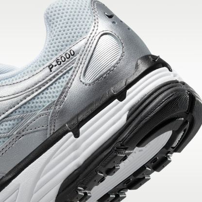 Nike P-6000 Schuh – Weiß/Metallic Silver/Pure Platinum/Schwarz