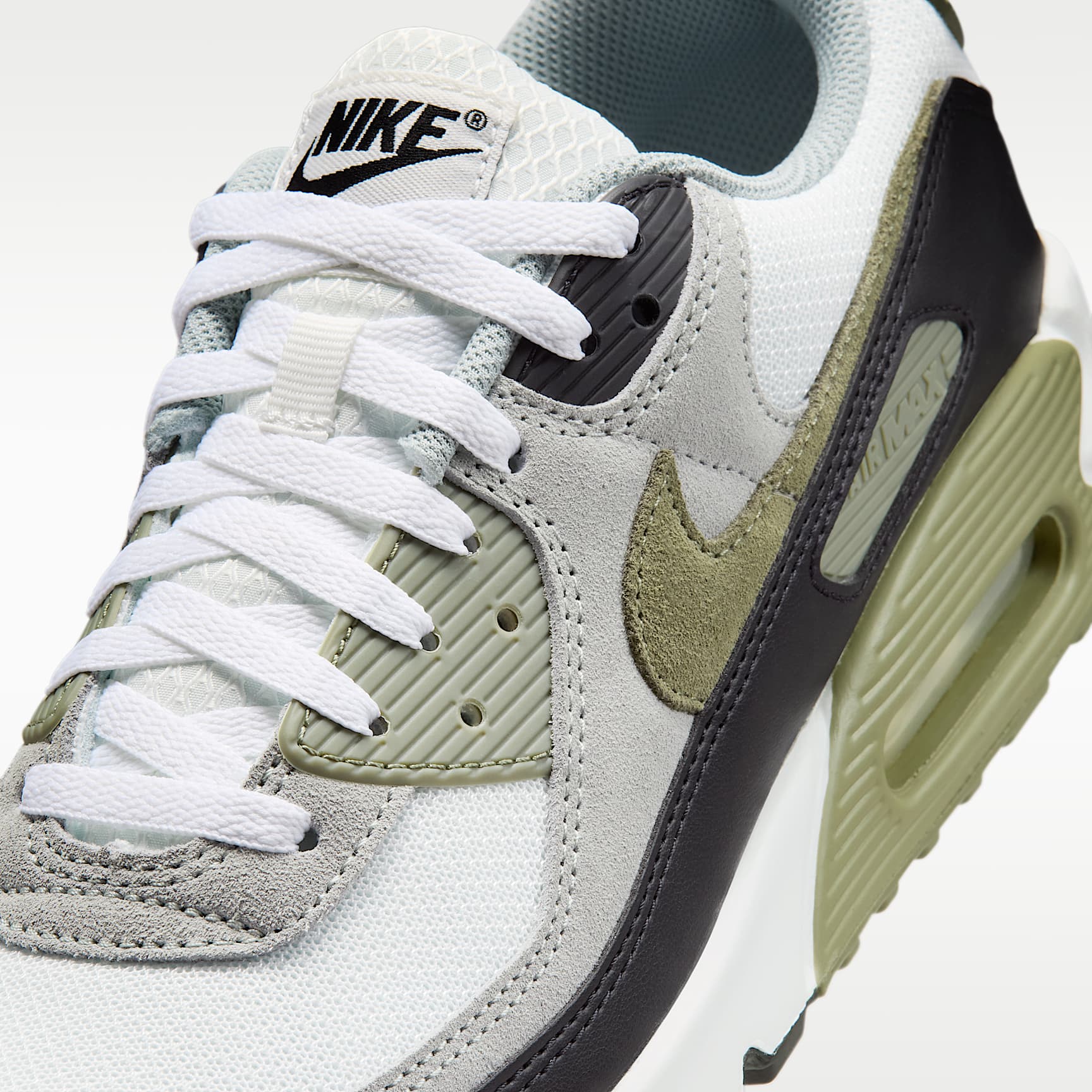 Nike Air Max 90 Herrenschuh – Summit White/Light Pumice/Schwarz/Silver Sage