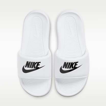Nike Victori One Damen-Badeslipper – Weiß/Weiß/Schwarz
