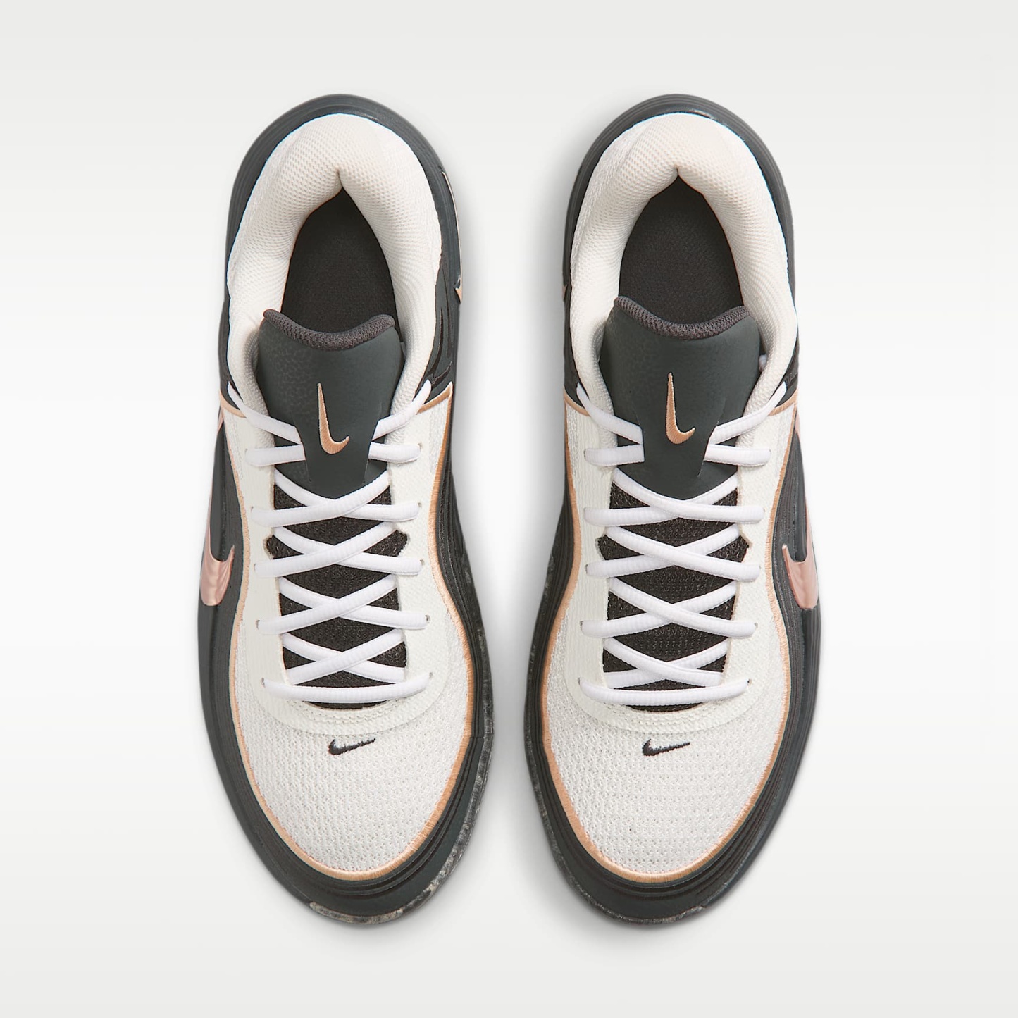 Nike Precision 8 Low Basketballschuh (Herren) – Anthracite/Sail/Sunset Haze/Sunset Haze
