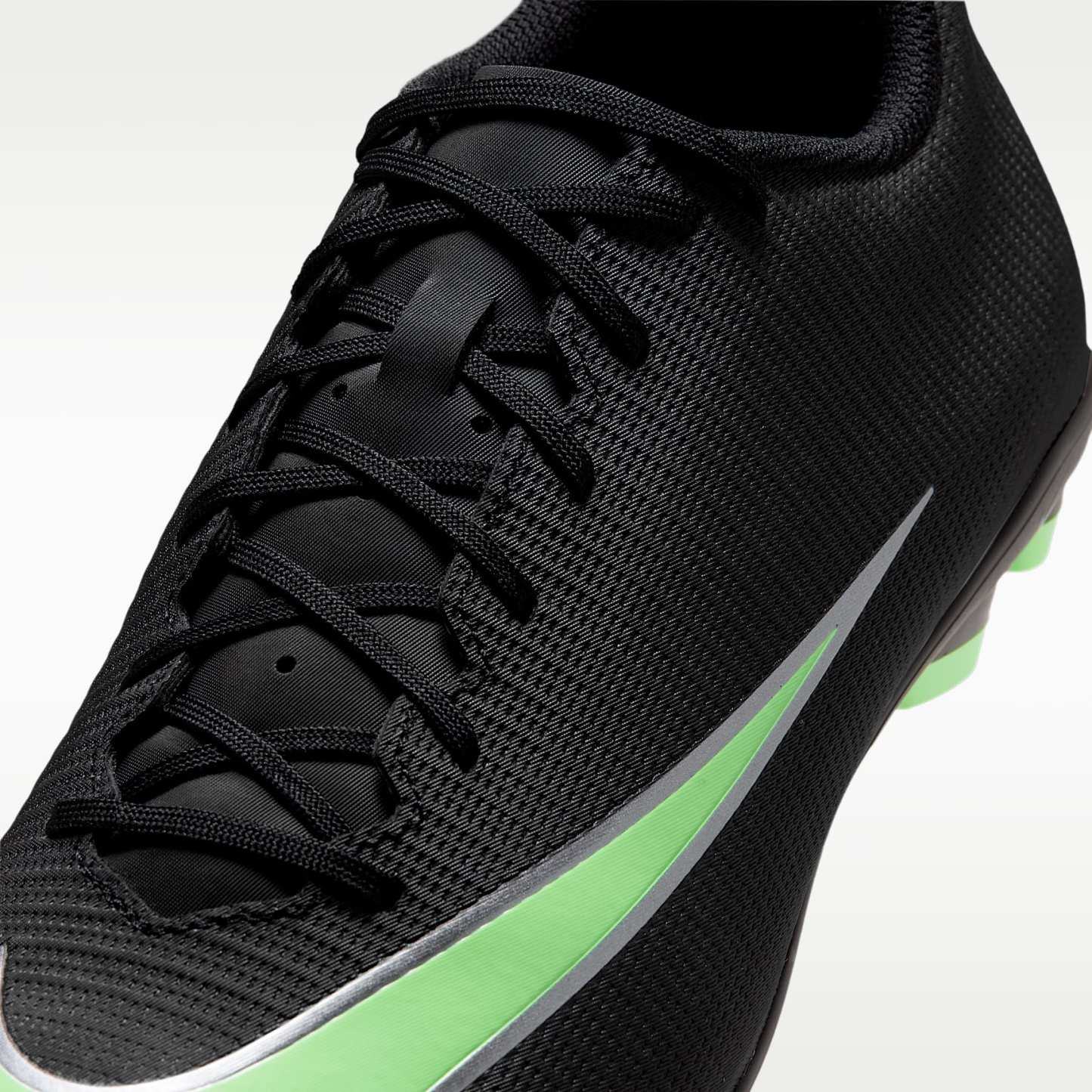 Nike Mercurial Vapor 17 Club Low-Top-Fußballschuh für verschiedene Böden – Schwarz/Schwarz/Illusion Green