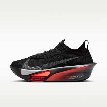 Nike Alphafly 3 Herren-Straßenlaufschuh für Wettkämpfe – Schwarz/Bright Crimson/Wolf Grey/Metallic Silver