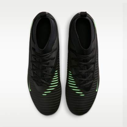 Nike Phantom 6 High Club Fußballschuh für verschiedene Böden – Schwarz/Schwarz/Illusion Green