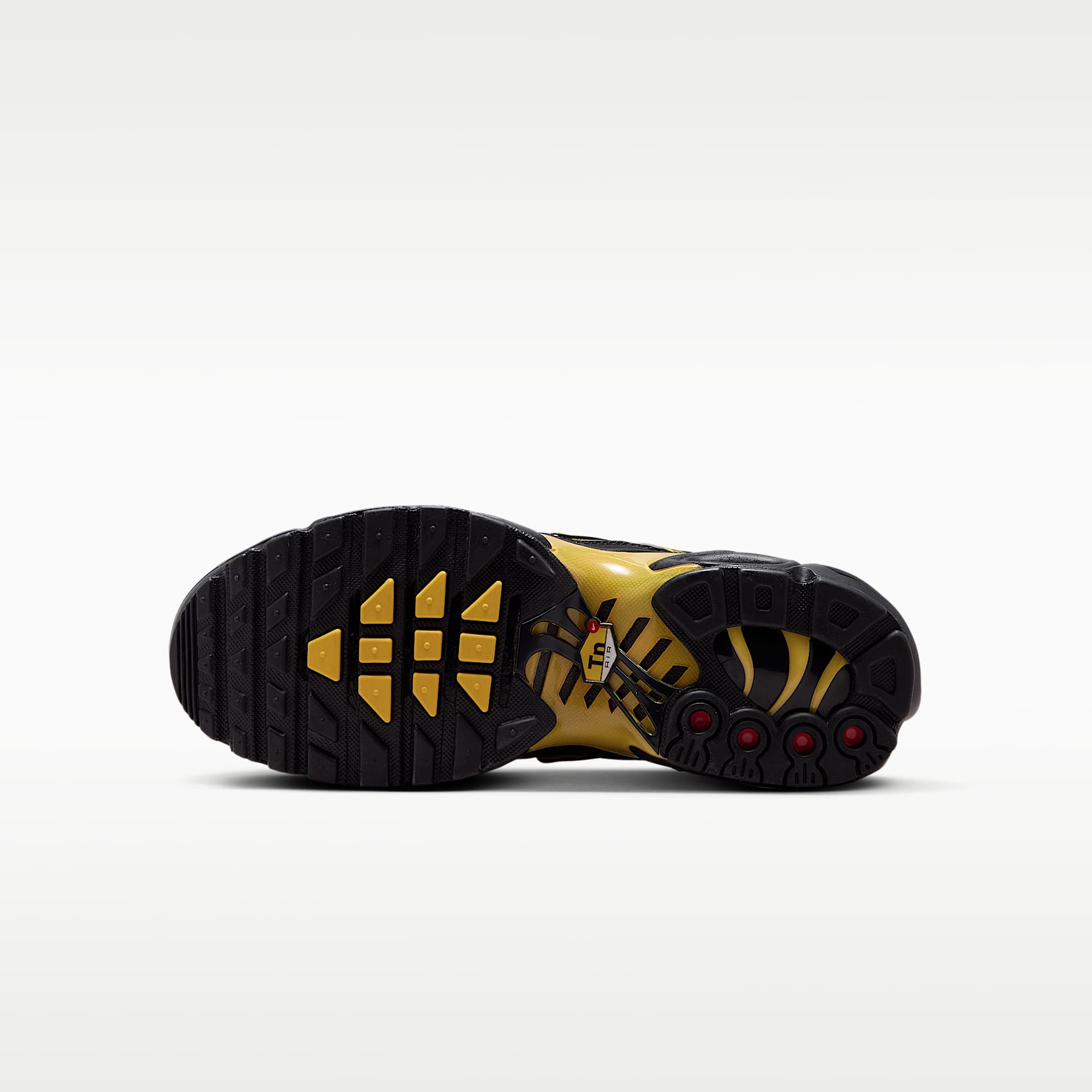 Nike Air Max Plus Schuh (Damen) – Schwarz/Weiß/Yellow Ochre