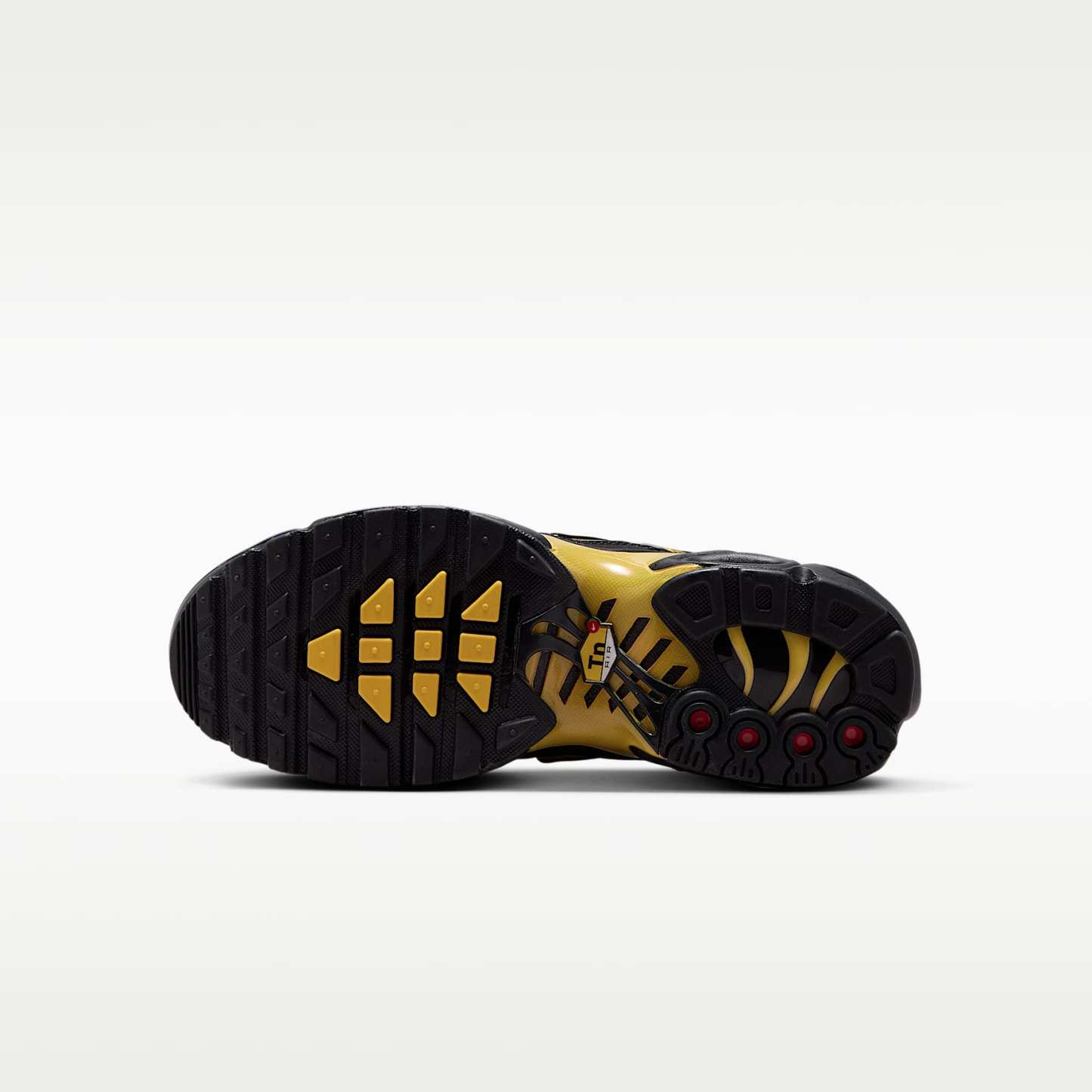 Nike Air Max Plus Schuh (Damen) – Schwarz/Weiß/Yellow Ochre