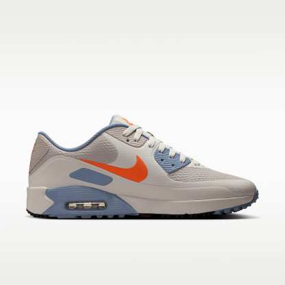 Nike Air Max 90 G Golfschuh – Moon Particle/Light Bone/Ashen Slate/Safety Orange