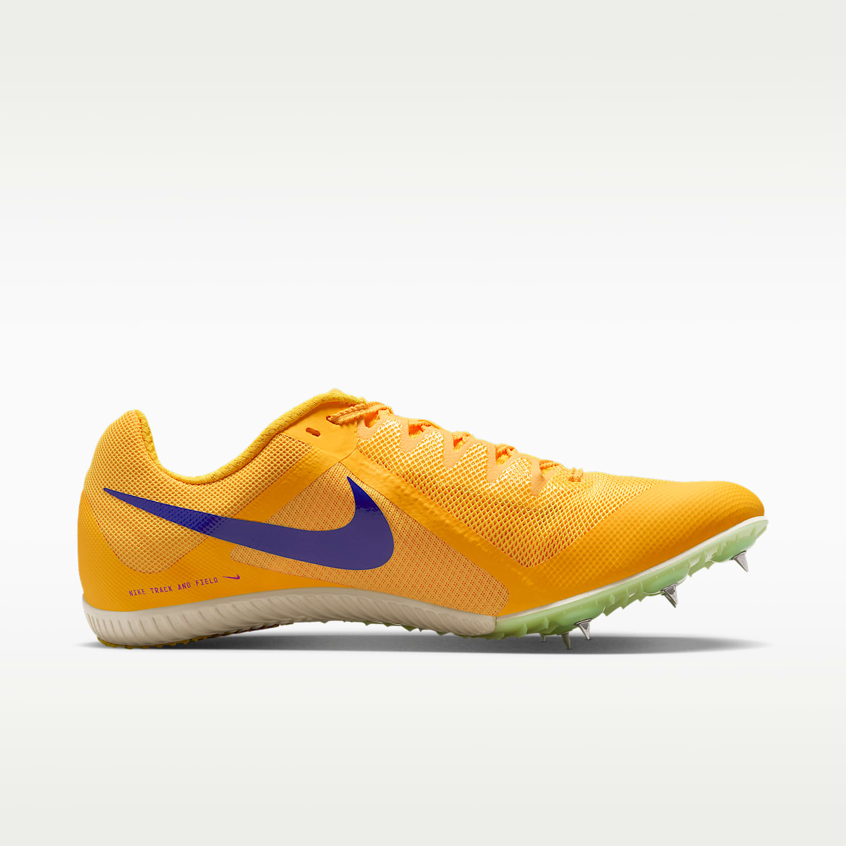 Nike Zoom Rival Multi Multievent-Leichtathletik-Spike – Citron Pulse/Volt Glow/Hyper Violet/Indigo Burst