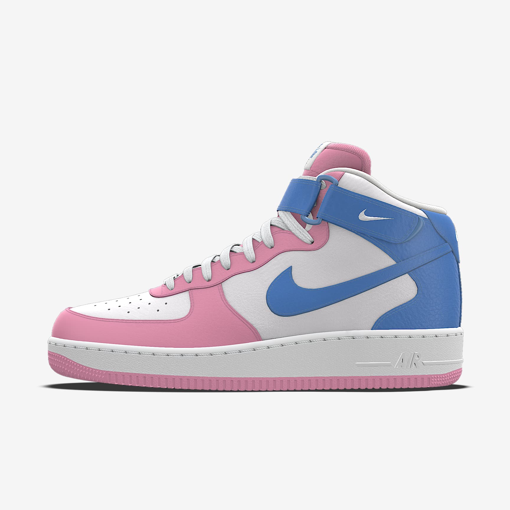 Nike Air Force 1 Mid By You personalisierbarer Damenschuh – Multi-Color/Multi-Color/Multi-Color [4523234192]