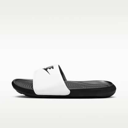 Nike Victori One Slides (Herren) – Schwarz/Weiß/Schwarz