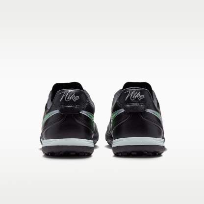 Nike Tiempo Ligera Pro Low-Top-Fußballschuh für Turf – Schwarz/Schwarz/Illusion Green