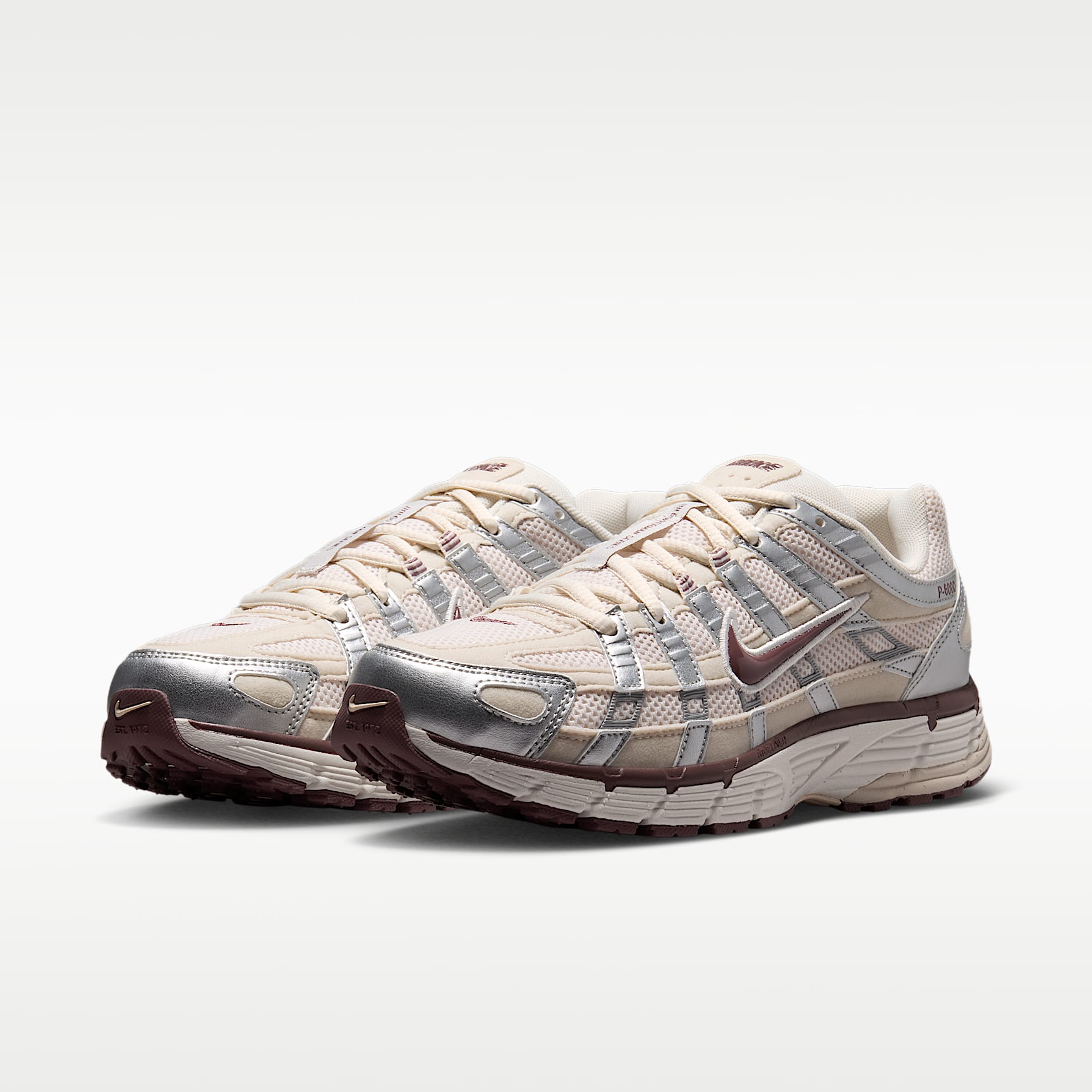 Nike P-6000 Schuh (Damen) – Phantom/Metallic Silver/Light Orewood Brown/Tattoo