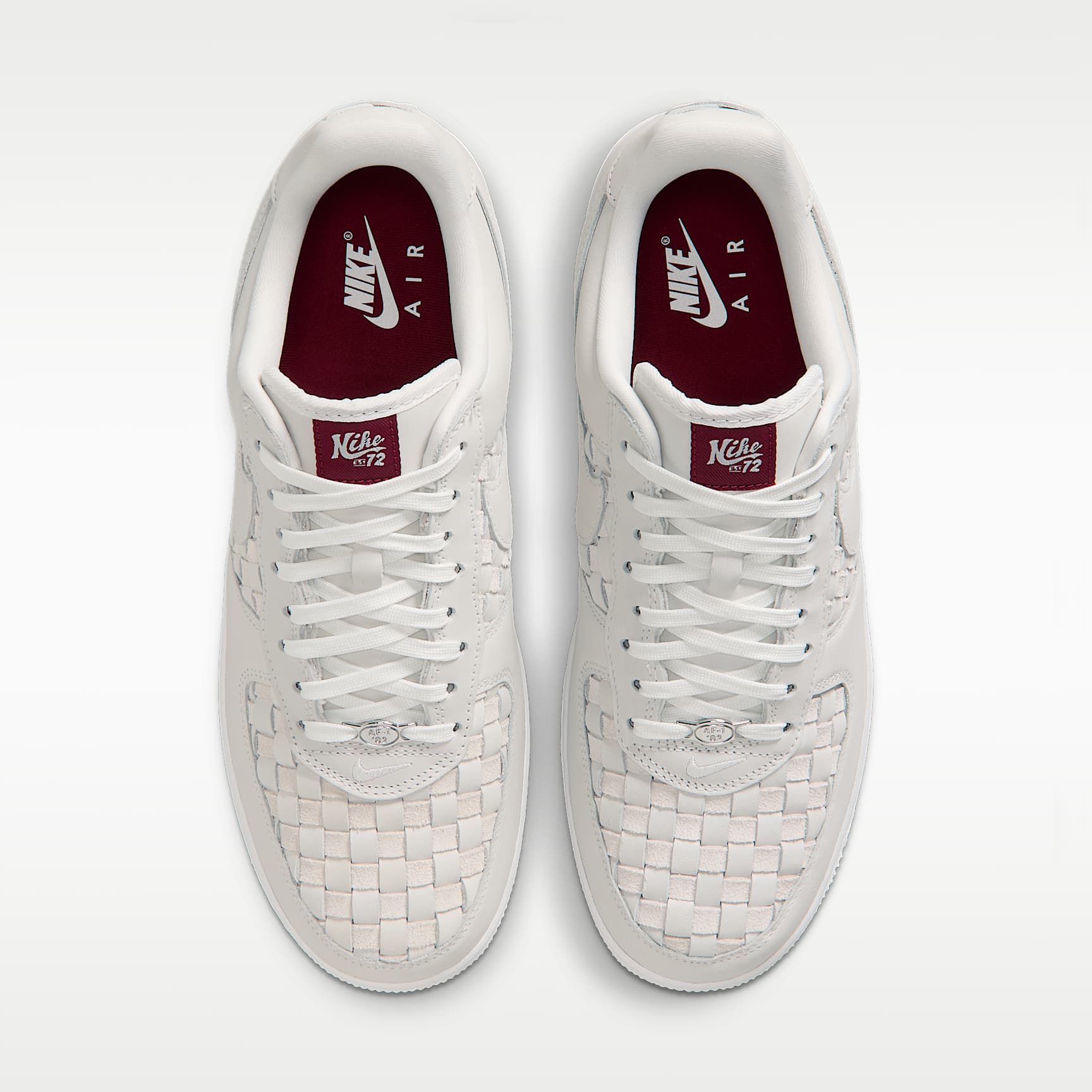 Nike Air Force 1 Low Retro Premium Schuh (Herren) – Summit White/Team Red/Metallic Silver/Summit White