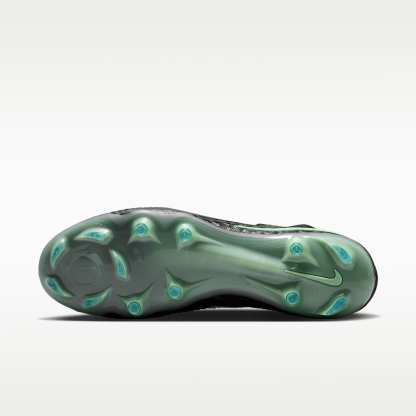 Nike Phantom 6 High Elite Fußballschuh für normalen Rasen – Schwarz/Schwarz/Illusion Green