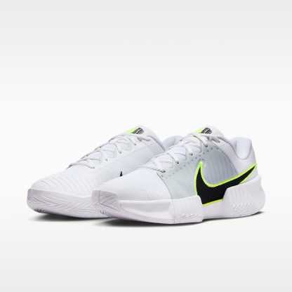 Nike GP Challenge Pro Herren-Tennisschuh für Hartplätze – Weiß/Pure Platinum/Volt/Schwarz