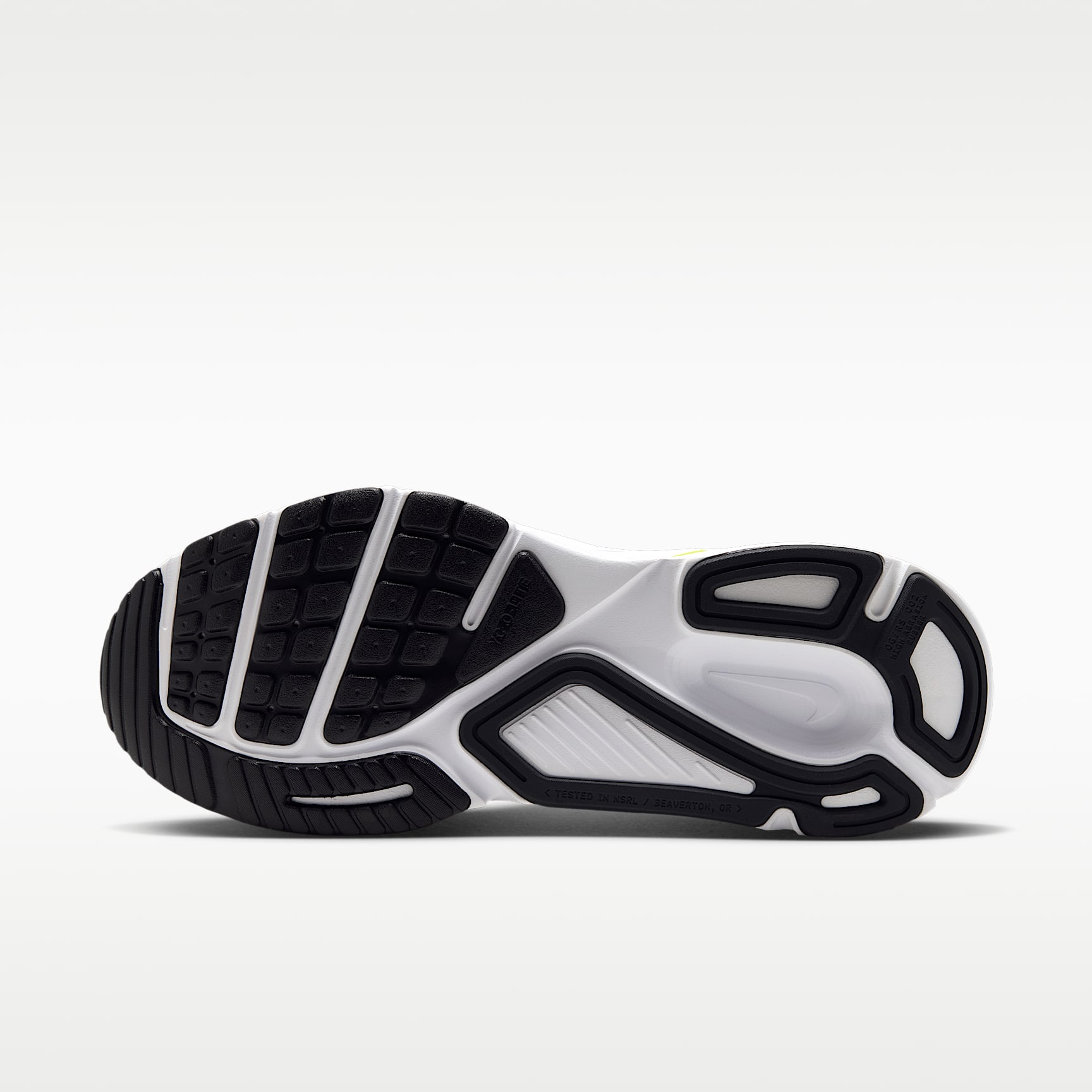 Nike Structure Plus Straßenlaufschuh (Herren) – Cool Grey/Lemon Venom/Weiß/Schwarz