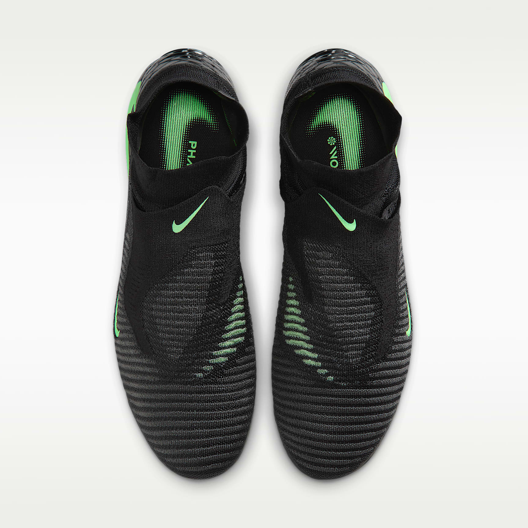 Nike Phantom 6 High Elite Fußballschuh für Kunstrasen – Schwarz/Schwarz/Illusion Green