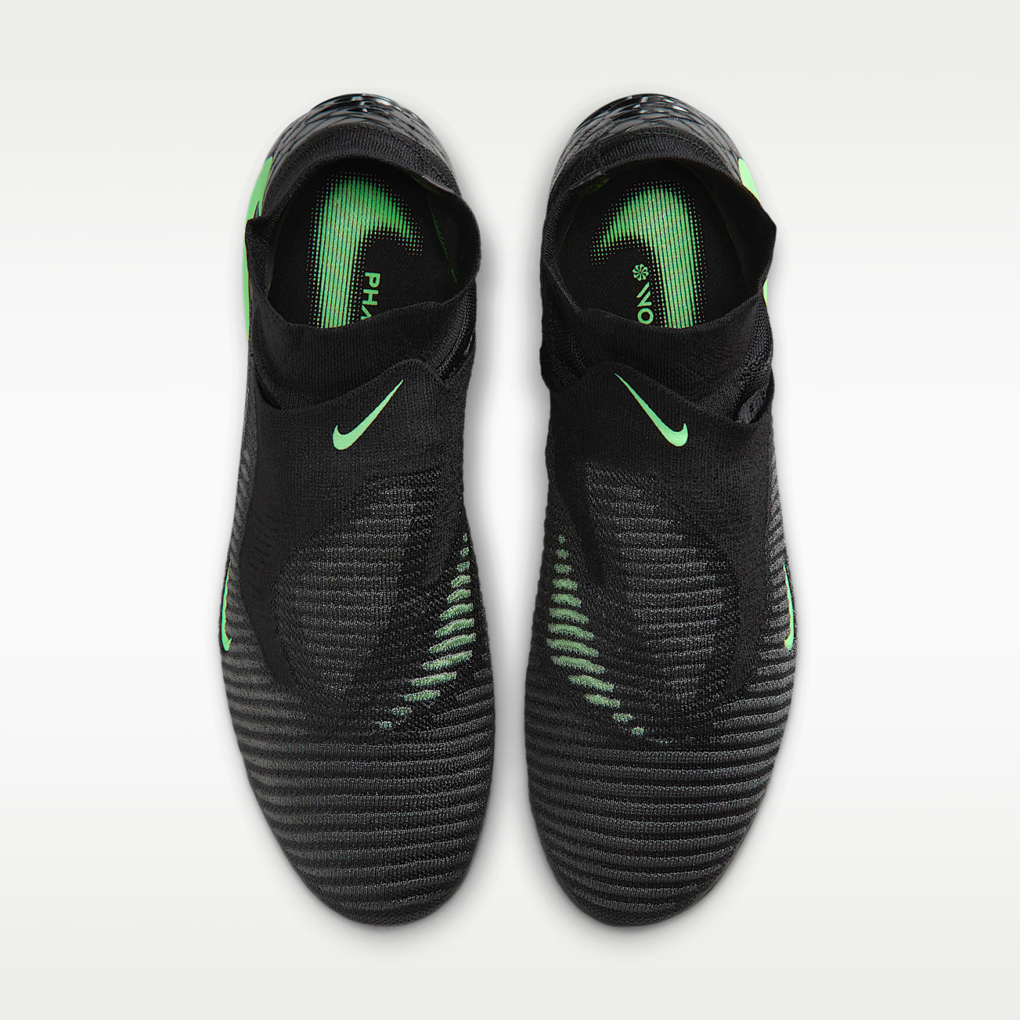 Nike Phantom 6 High Elite Fußballschuh für Kunstrasen – Schwarz/Schwarz/Illusion Green