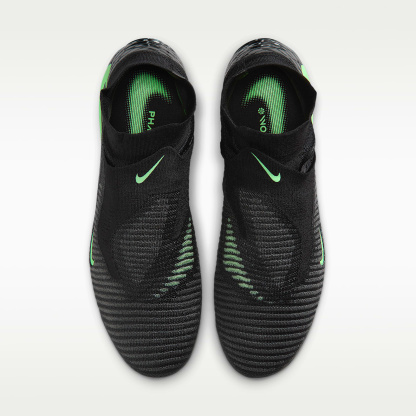 Nike Phantom 6 High Elite Fußballschuh für Kunstrasen – Schwarz/Schwarz/Illusion Green