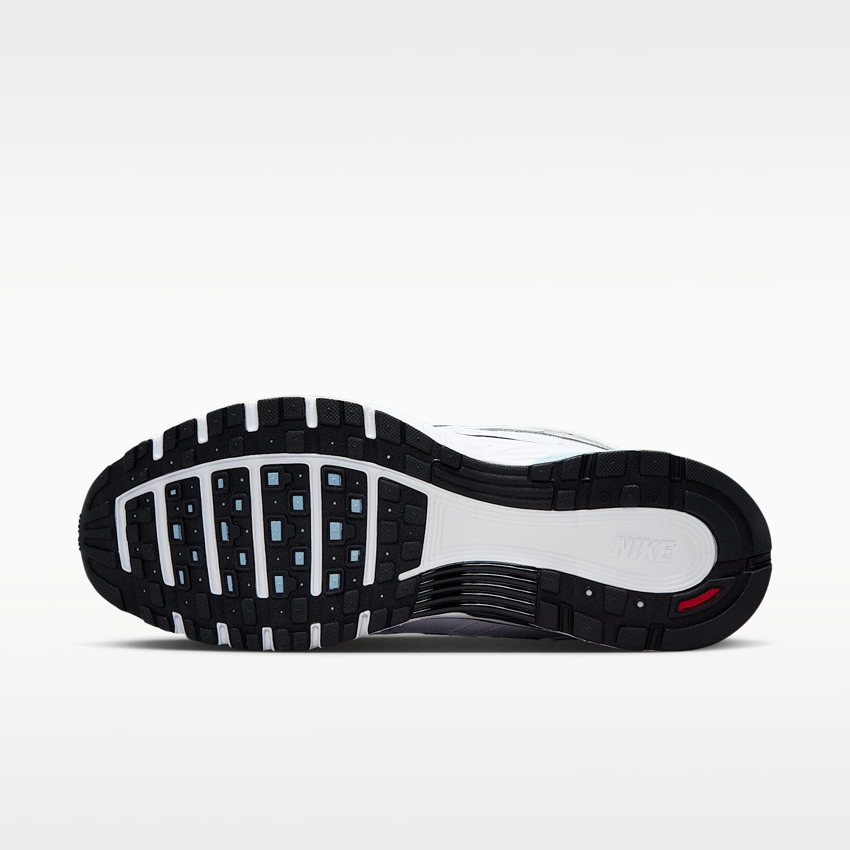 Nike P-6000 Schuh (Herren) – Weiß/Light Armory Blue/Metallic Silver/Schwarz