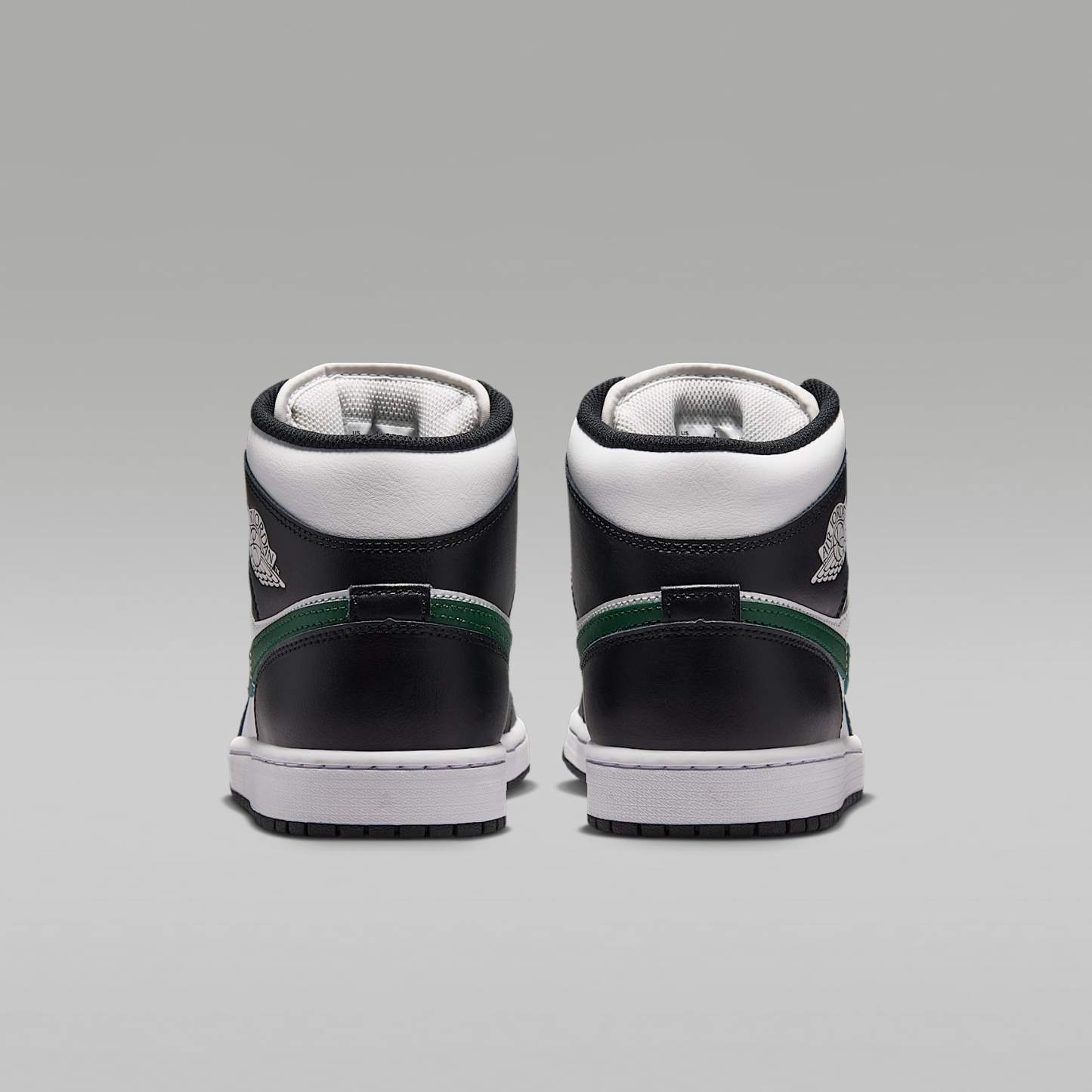 Air Jordan 1 Mid Herrenschuh – Schwarz/Gorge Green/Summit White