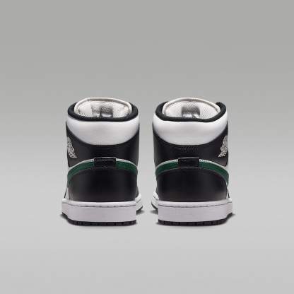 Air Jordan 1 Mid Herrenschuh – Schwarz/Gorge Green/Summit White