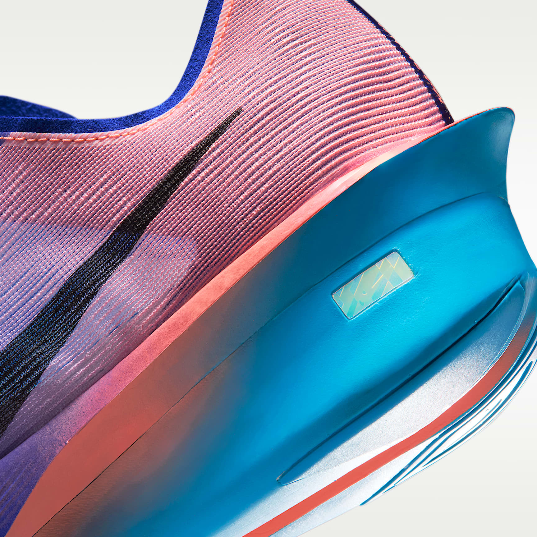 Nike Vaporfly 4 Straßenlaufschuh für Wettkämpfe (Herren) – Racer Blue/Blue Lightning/Atomic Pink/Weiß