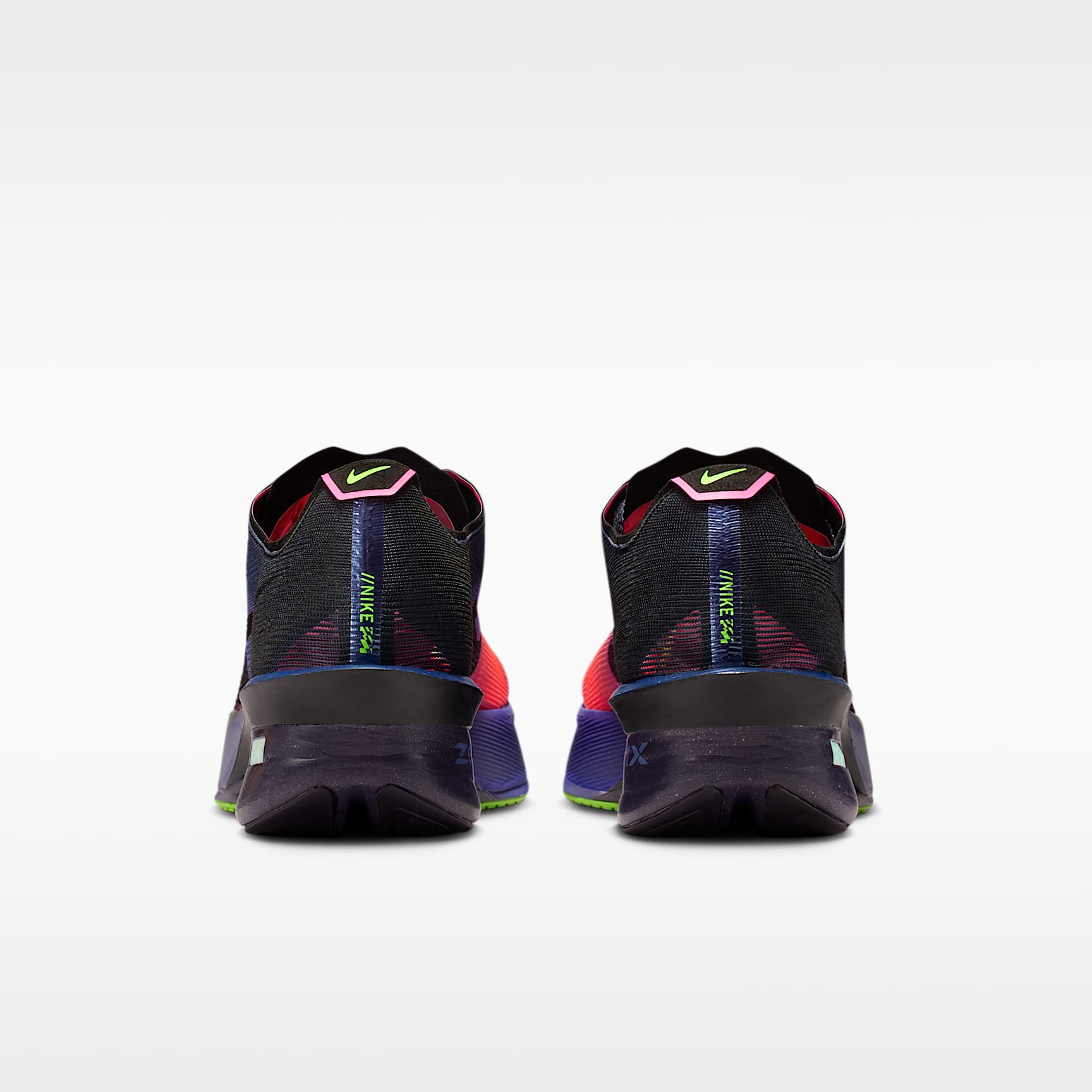 Nike Vaporfly 4 Glam Straßenlaufschuhe für Wettkämpfe (Herren) – Dark Obsidian/Purple Dynasty/Flash Crimson/Schwarz