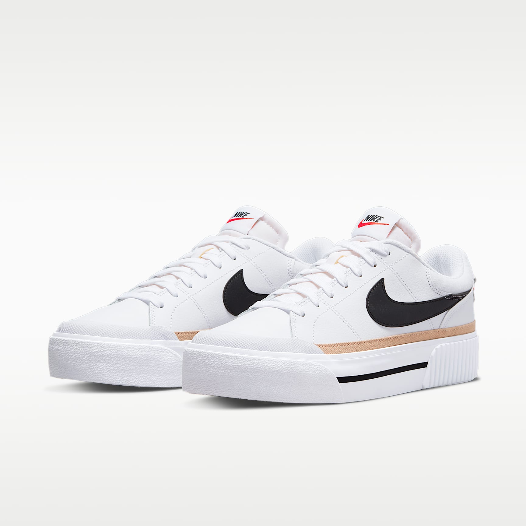 Nike Court Legacy Lift Damenschuh – Weiß/Hemp/Team Orange/Schwarz