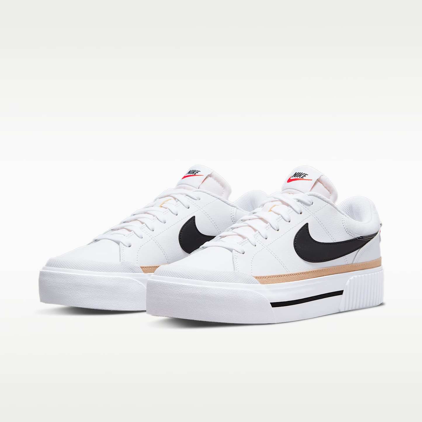 Nike Court Legacy Lift Damenschuh – Weiß/Hemp/Team Orange/Schwarz