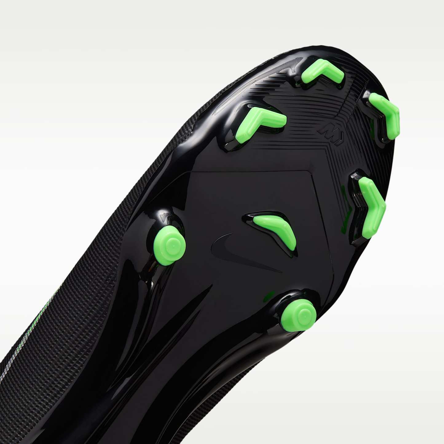 Nike Mercurial Superfly 11 Academy High-Top-Fußballschuh für verschiedene Böden – Schwarz/Schwarz/Illusion Green
