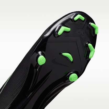 Nike Mercurial Superfly 11 Academy High-Top-Fußballschuh für verschiedene Böden – Schwarz/Schwarz/Illusion Green