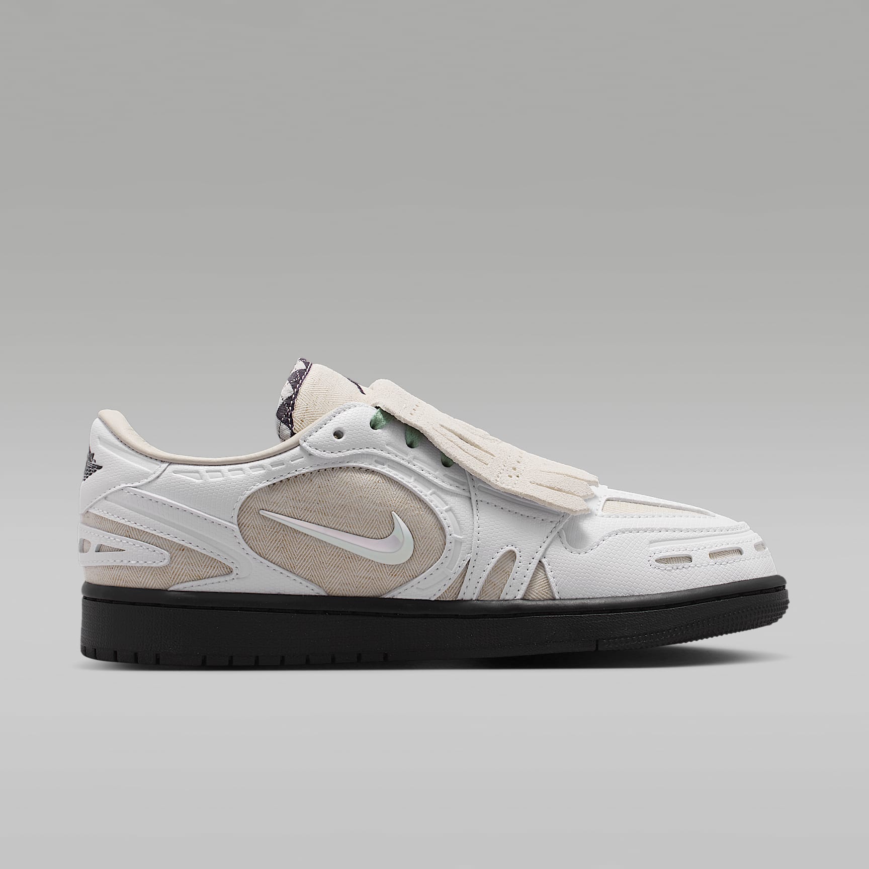 Air Jordan 1 Low Method of Make Schuh (Damen) – Light Orewood Brown/Schwarz/Steam/Weiß