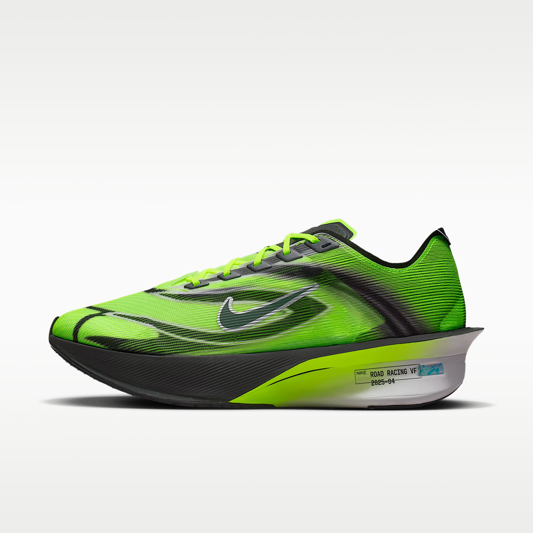 Nike Vaporfly 4 Straßenlaufschuh für Wettkämpfe (Herren) – Multi-Color/Volt/Weiß/Schwarz