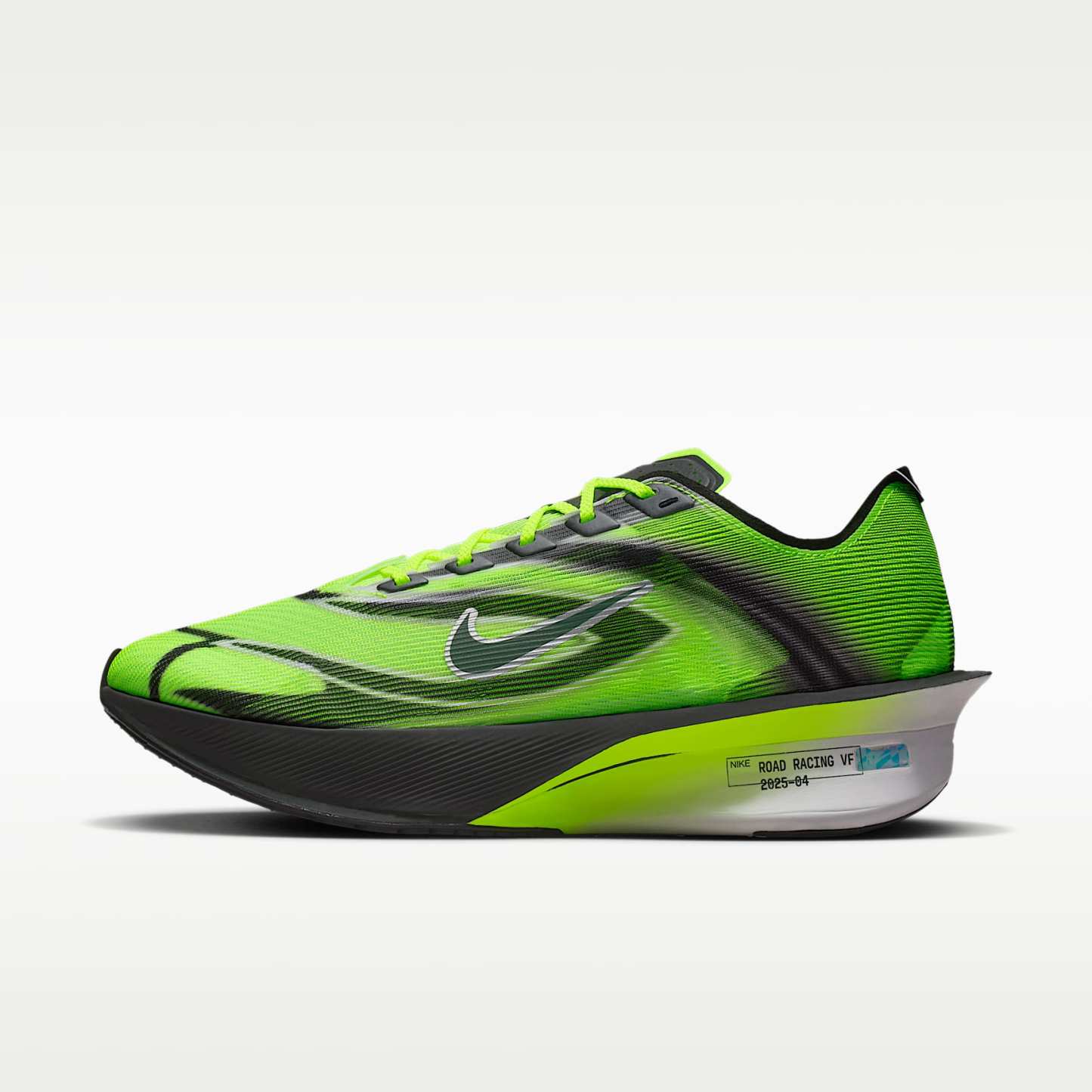 Nike Vaporfly 4 Straßenlaufschuh für Wettkämpfe (Herren) – Multi-Color/Volt/Weiß/Schwarz