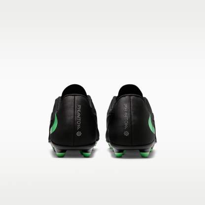 Nike Phantom 6 Low Club Fußballschuh für verschiedene Böden – Schwarz/Schwarz/Illusion Green