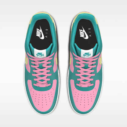 Nike Air Force 1 Low By You personalisierbarer Damenschuh – Multi-Color/Multi-Color/Multi-Color [2805285795]