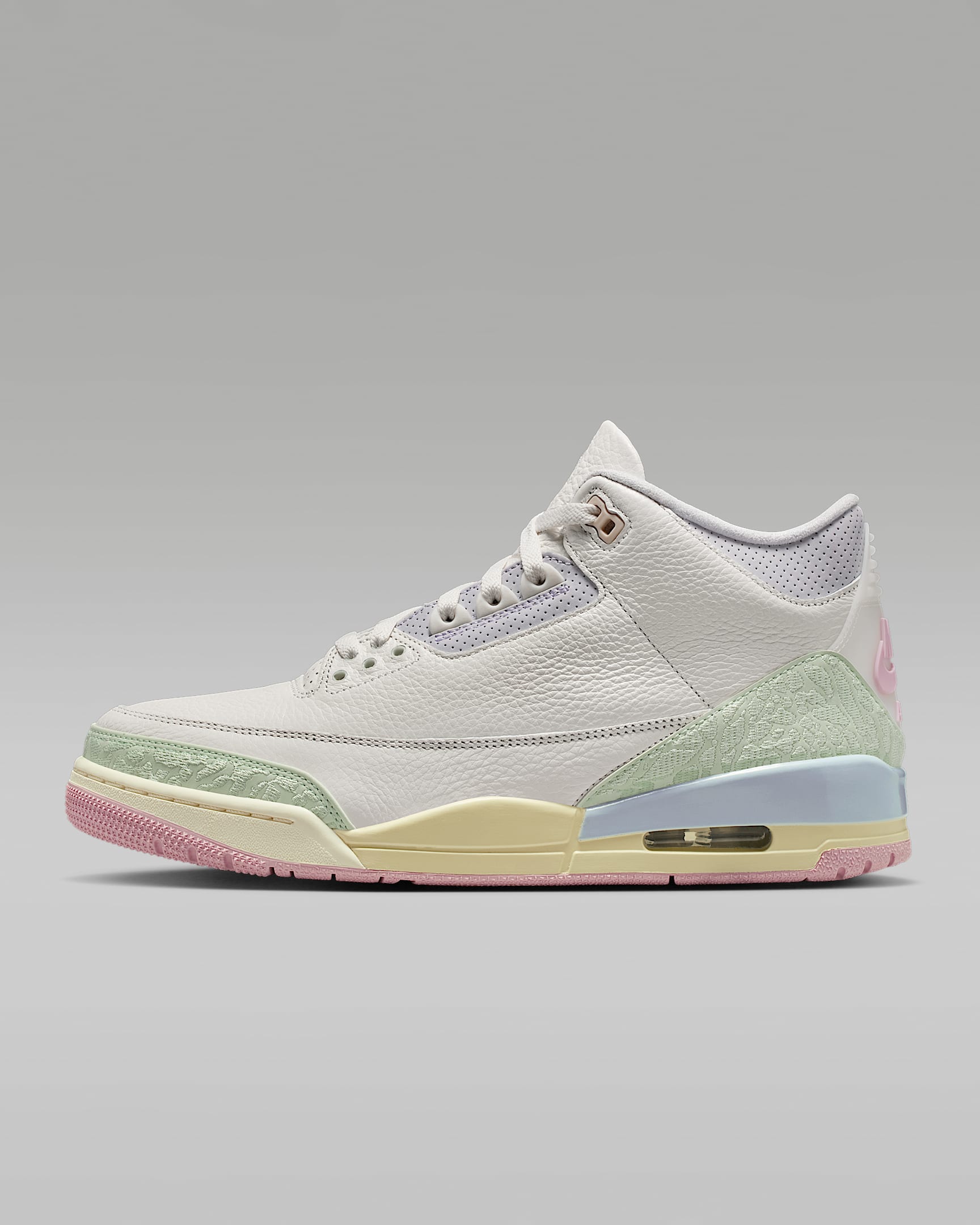 Air Jordan 3 "World's Best" Schuh (Herren) – Sail/Aura/Iced Carmine/Jade Aura