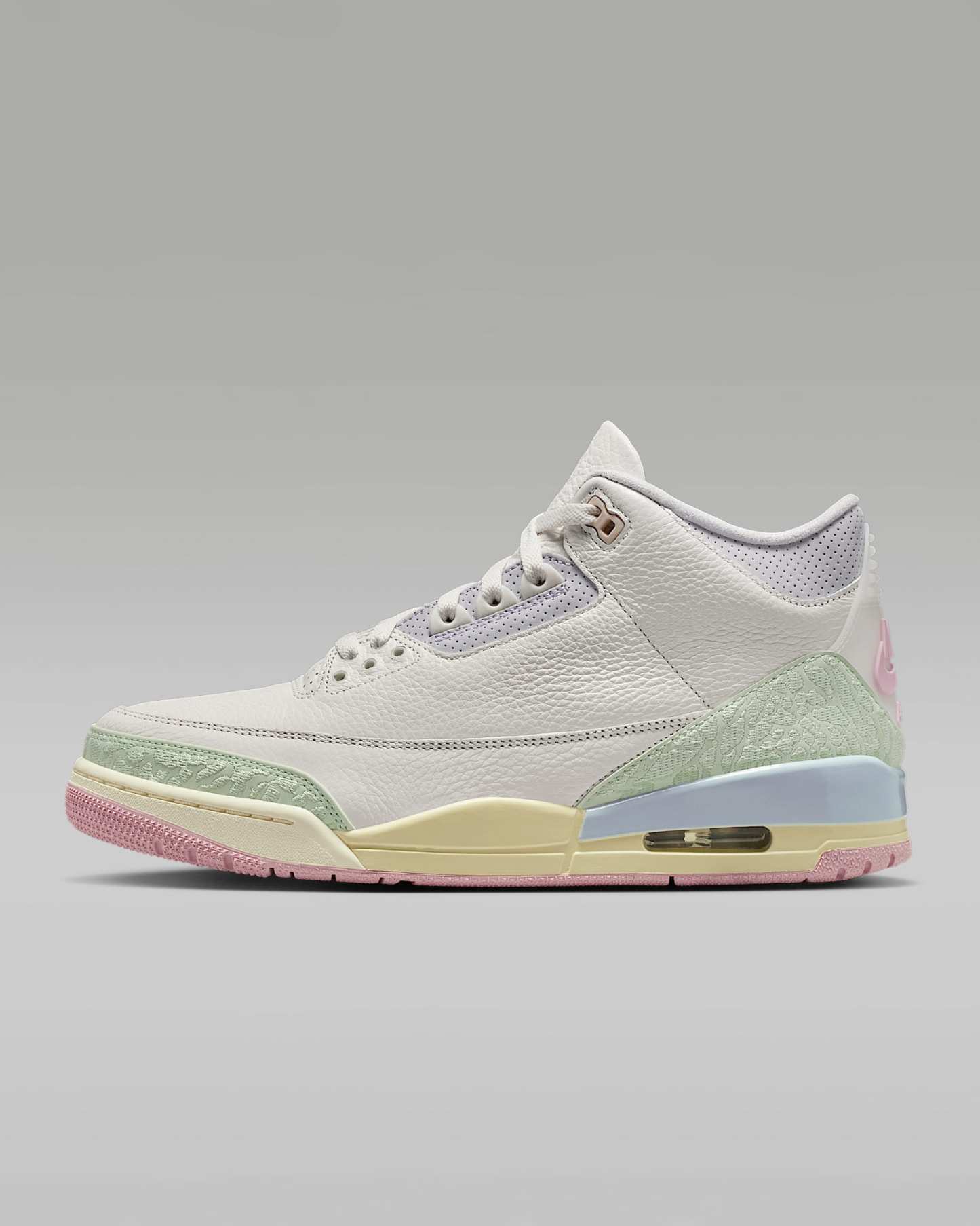 Air Jordan 3 "World's Best" Schuh (Herren) – Sail/Aura/Iced Carmine/Jade Aura