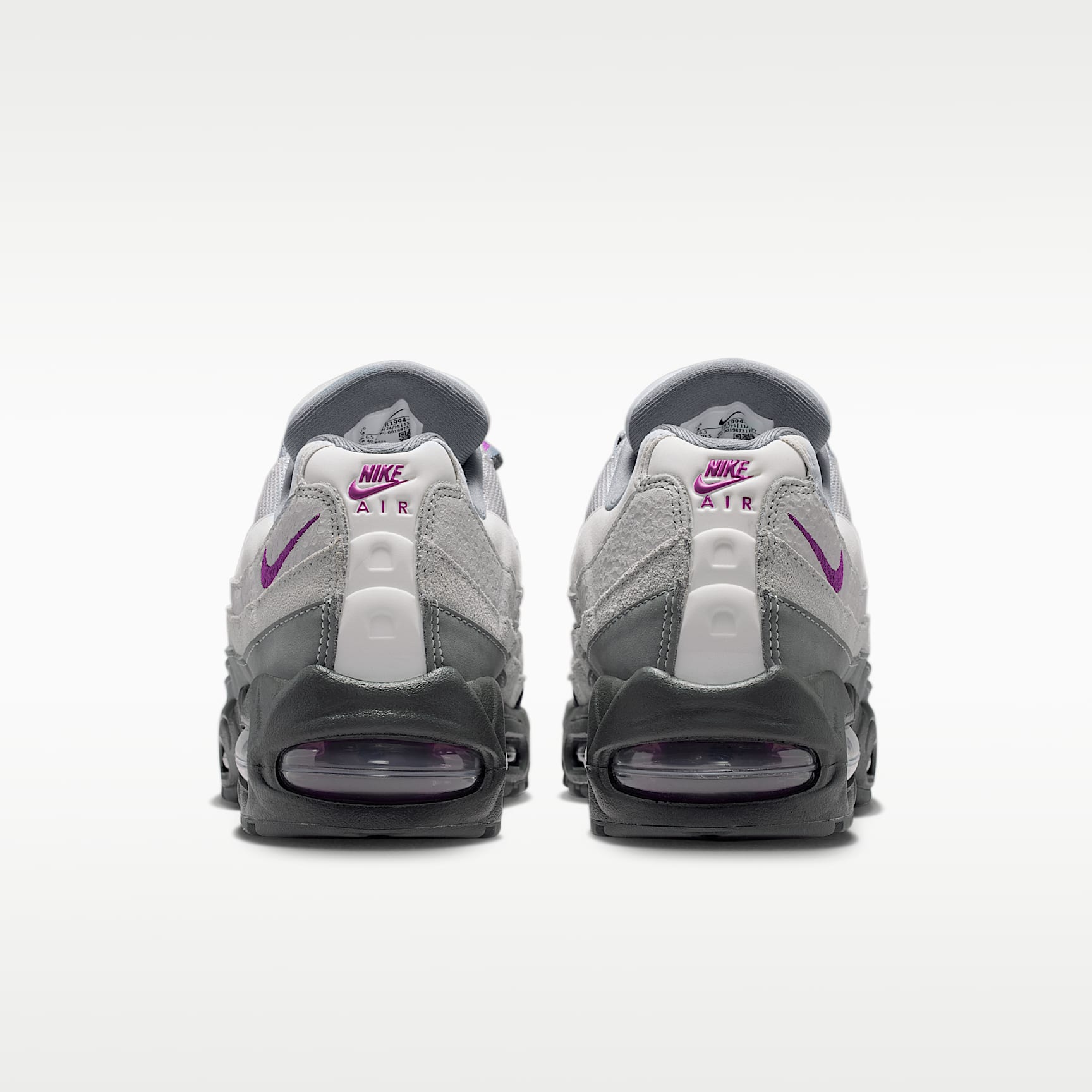 Nike Air Max 95 Big Bubble Schuh (Damen) – Cool Grey/Light Smoke Grey/Vast Grey/Bold Berry