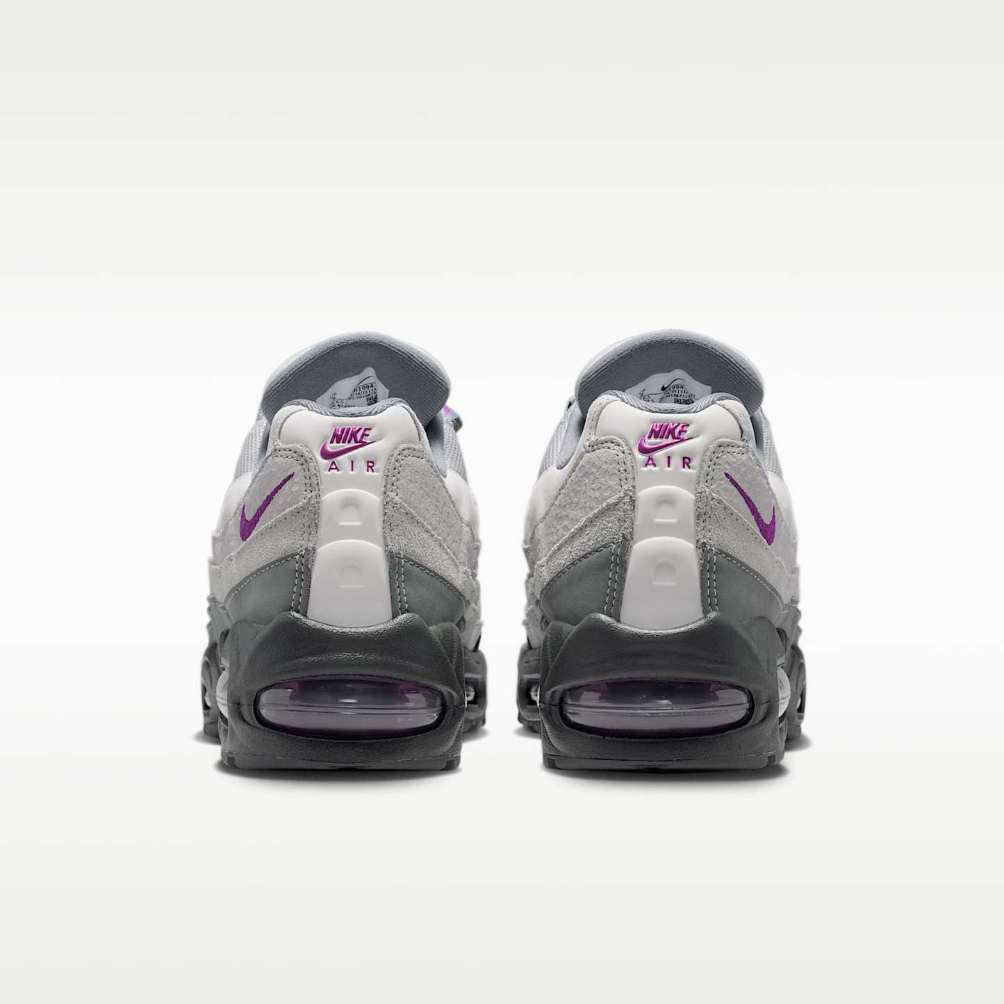 Nike Air Max 95 Big Bubble Schuh (Damen) – Cool Grey/Light Smoke Grey/Vast Grey/Bold Berry