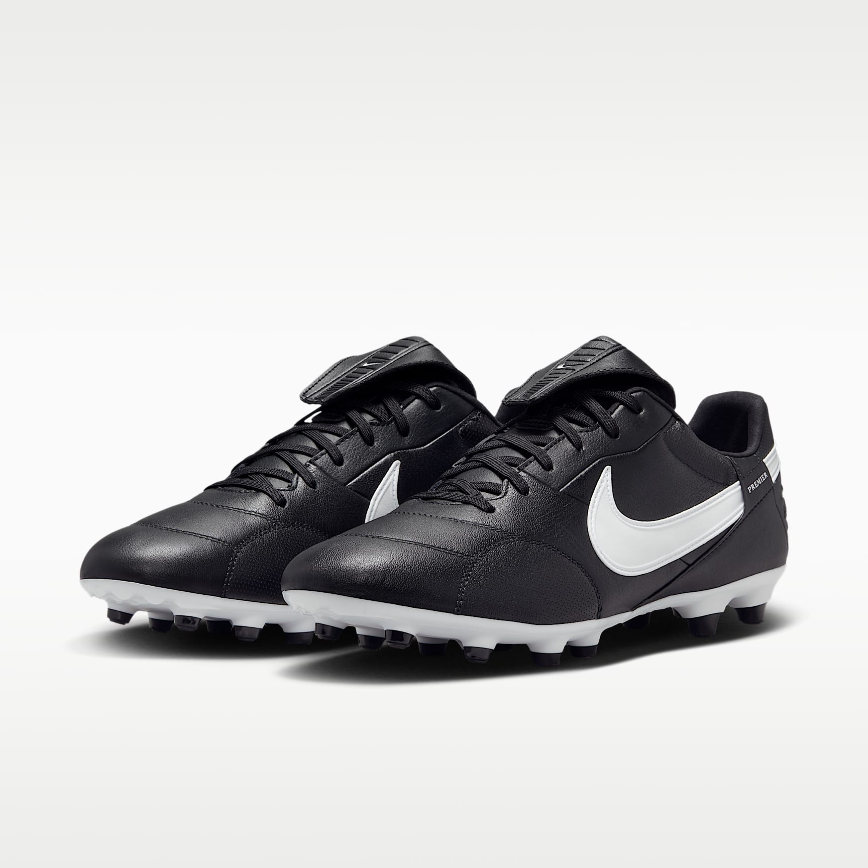 Nike Premier 3 FG Low-Top Fußballschuh – Schwarz/Weiß