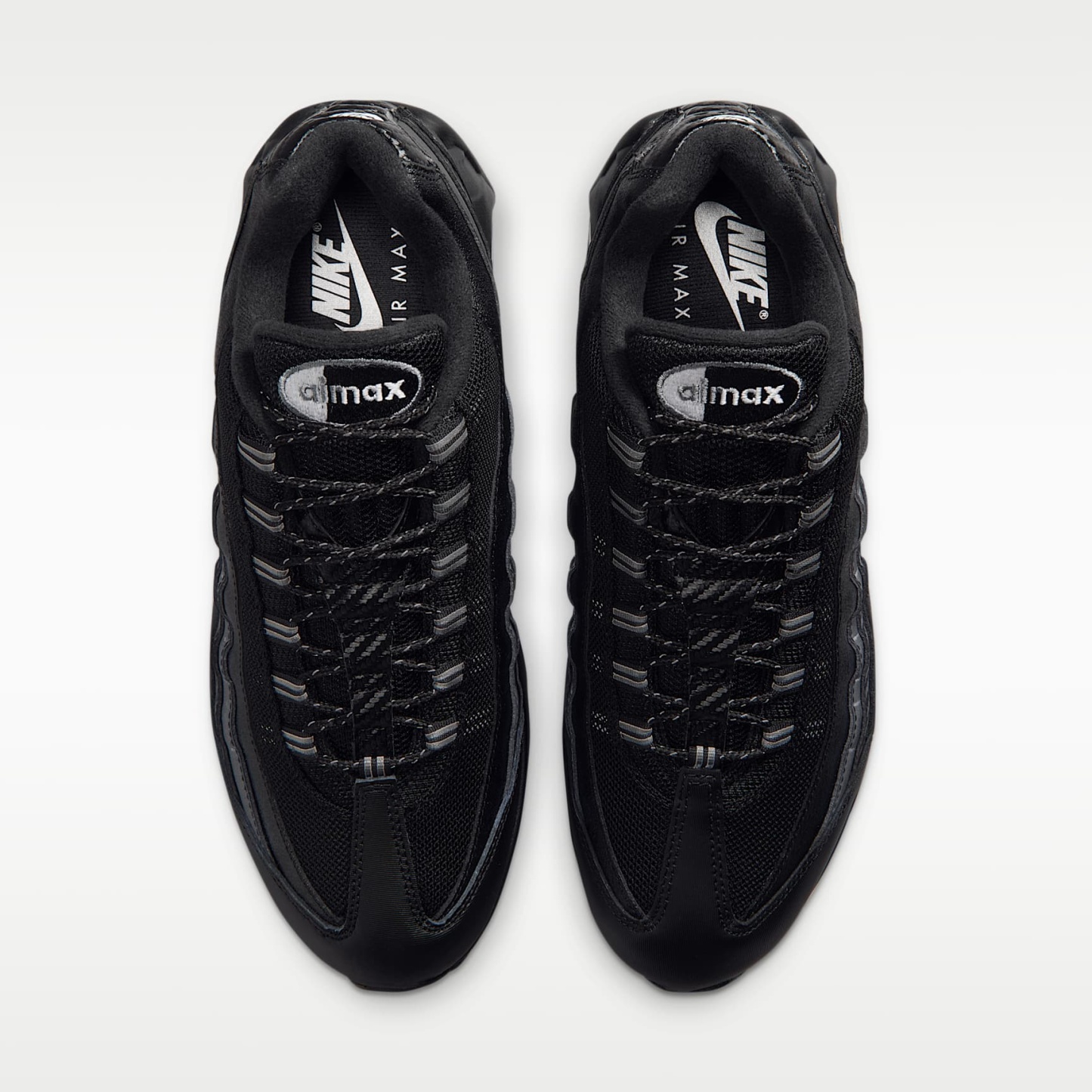 Nike Air Max 95 Big Bubble Schuh (Herren) – Schwarz/Metallic Silver/Cool Grey/Weiß