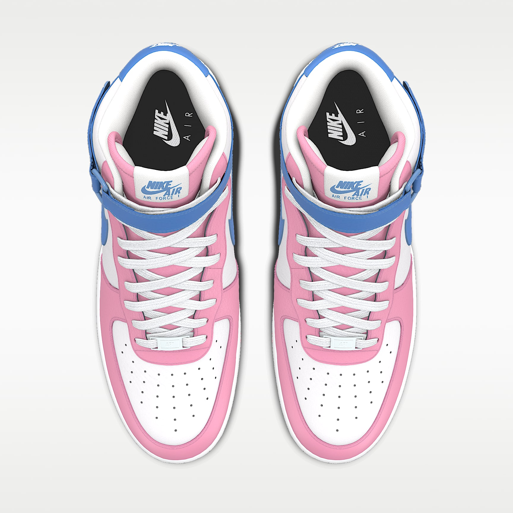 Nike Air Force 1 Mid By You personalisierbarer Damenschuh – Multi-Color/Multi-Color/Multi-Color [4523234192]