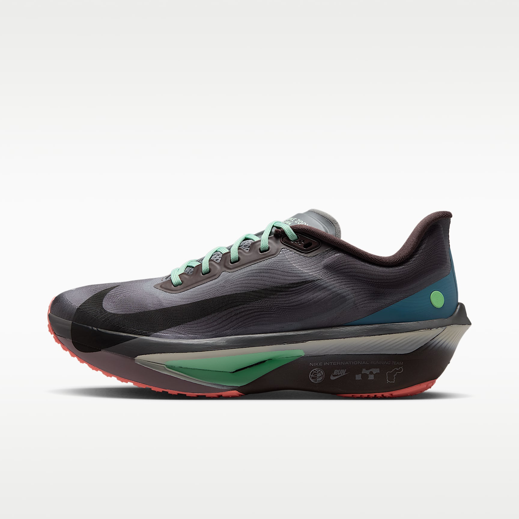 Nike Zoom Fly 6 Straßenlaufschuh für Wettkämpfe (Herren) – Baroque Brown/Smoke Grey/Ironstone/Schwarz