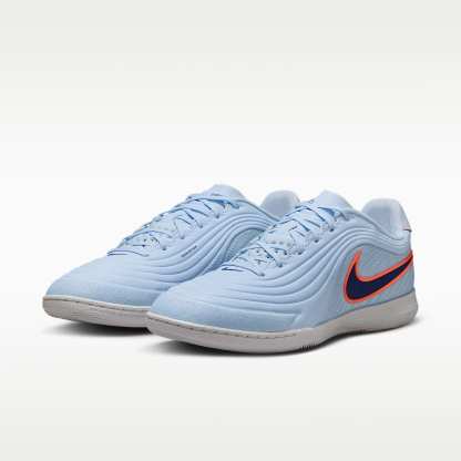 Nike Tiempo Reactgato Low Top Fußballschuh für Hallen- und Hartplätze – Hydrogen Blue/Coconut Milk
