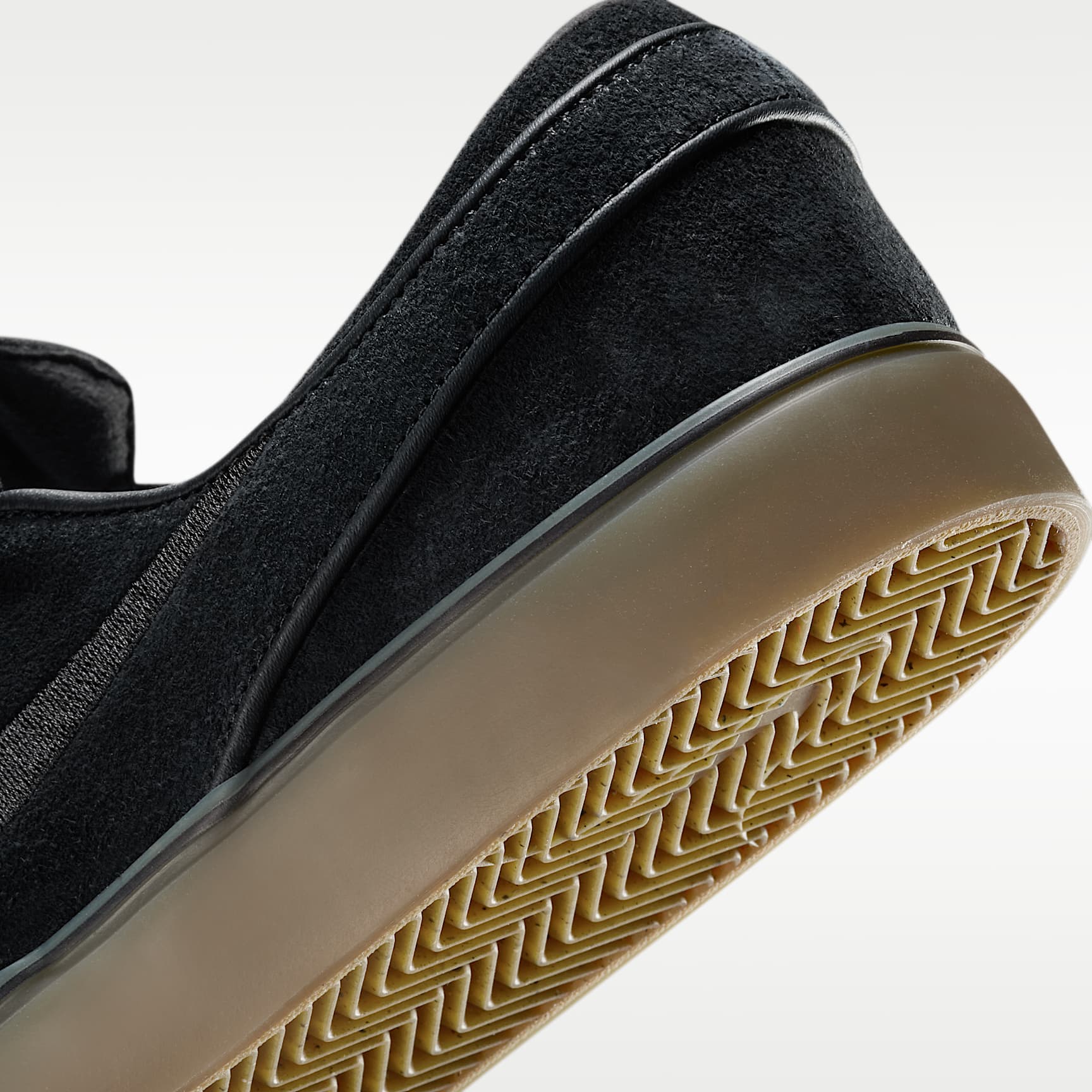 Nike SB Janoski+ Slip Skateboardschuh – Schwarz/Schwarz/Gum Light Brown/Schwarz